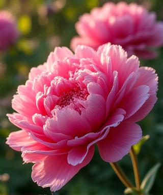 Sommerblomster: Pæoner og vilde roser